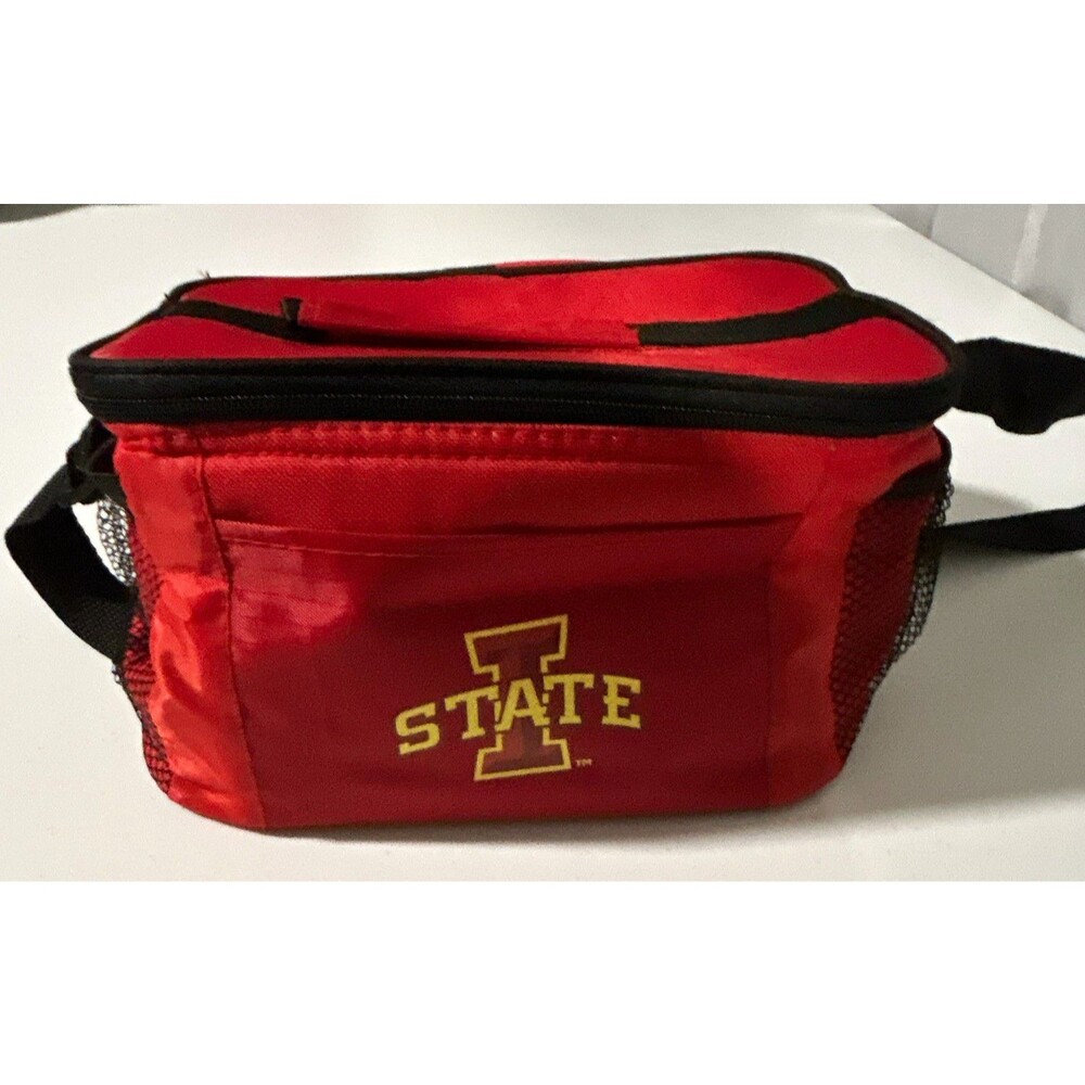 Iowa State University Red/Black Insulated Cooler Bag, Adjustable Shoulder Strap